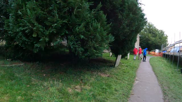 Speedlapse by a church