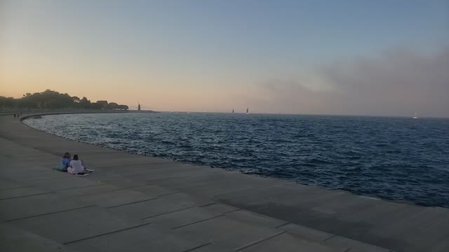 Beautiful Lake Michigan in Chicago