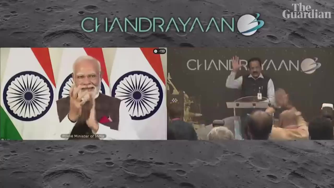 India's Chandrayaan-3 makes historic moon landing