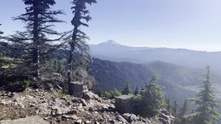 Arriving at the Summit of Crescent Mountain – Willamette National Forest – Central Oregon – 4K