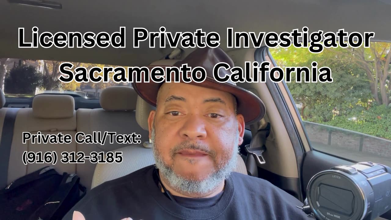 Licensed Private Investigator Sacramento California