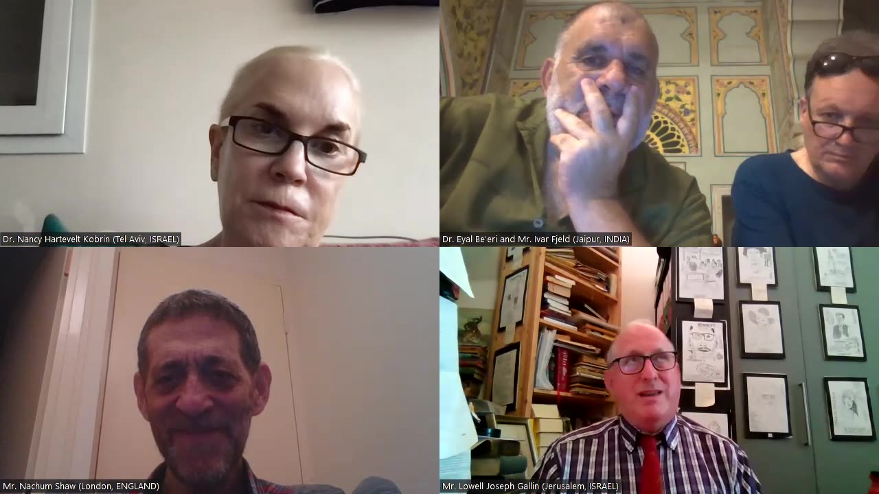 R&B Monthly Seminar: R&B Pashtun-Israel Fellowship (Episode #23 -- Tuesday, August 15th, 2023). Co-Chairmen: F. Afridi (SWITZERLAND), E. Be'eri (ISRAEL). Participants: I. Fjeld (NORWAY), N. Kobrin (ISRAEL), N. Shaw (ENGLAND)