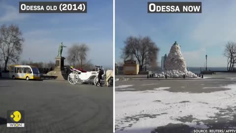 Ukrainian cities- Before & after the war - Kyiv, Bucha, Mariupol & others