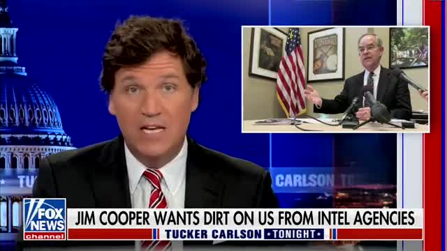 Tucker Carlson reveals that a Democrat has asked the intel agencies to attack him