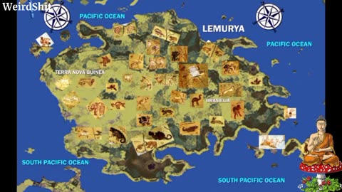 LAMURYA MAP WITH URBANO MONTE MAP CREATURES