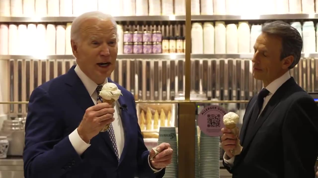 Biden Announces Possible Israel-Hamas Ceasefire During Ice Cream Shop Stop