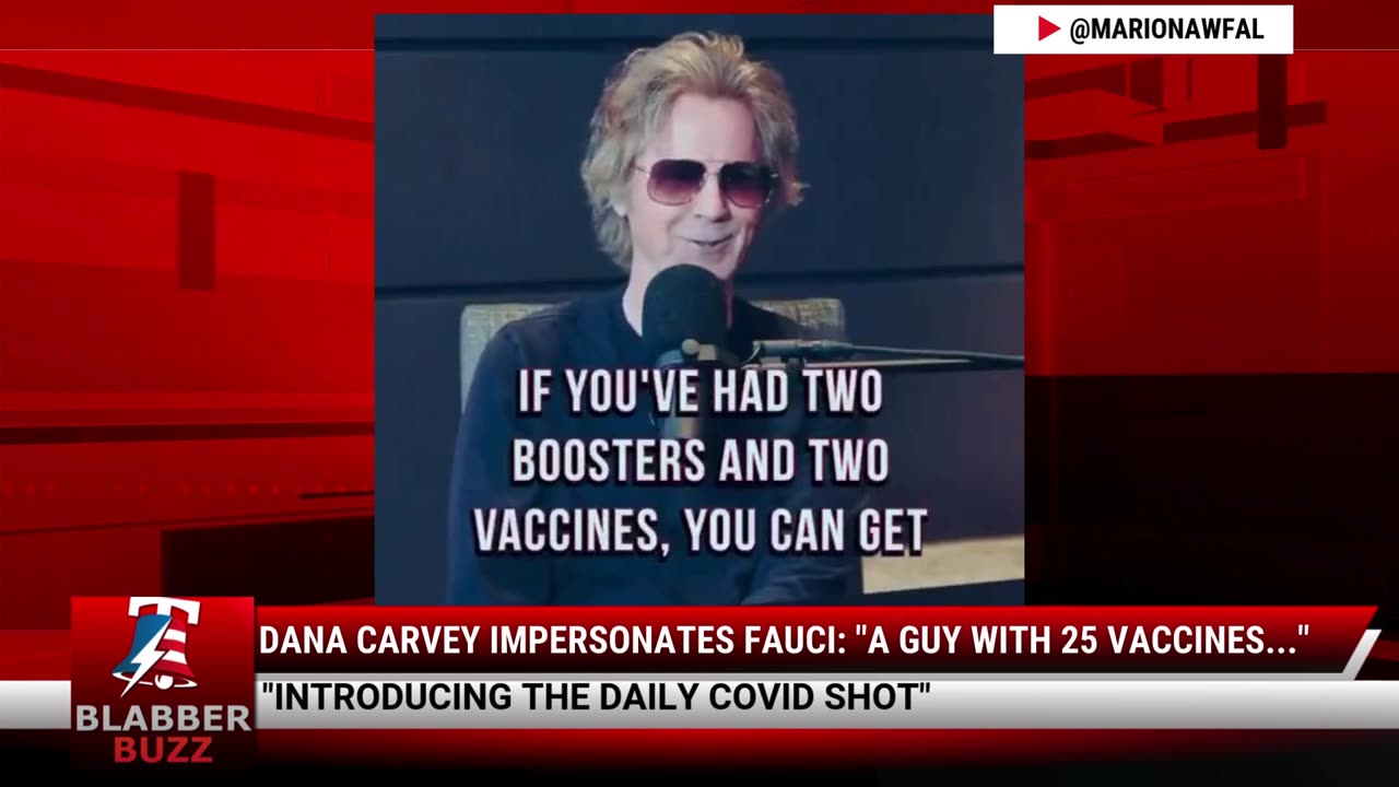 Dana Carvey Impersonates Fauci: "A Guy With 25 Vaccines..."