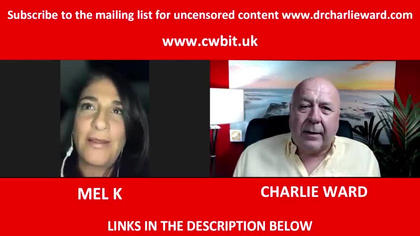 Mel K and Charlie Ward 10-3-21