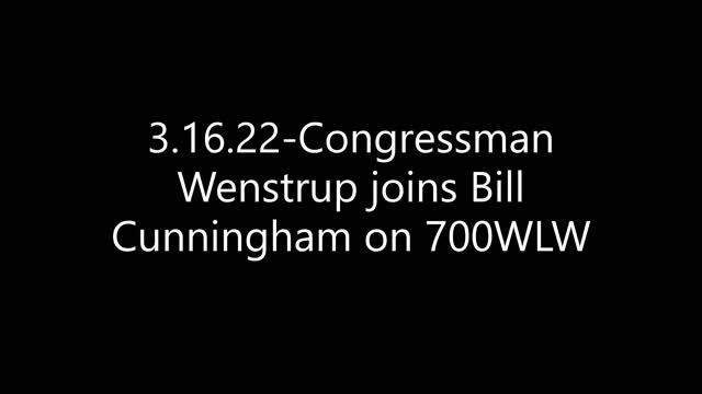 Wenstrup joins Bill Cunningham to discuss Ukraine and President Zelenskyy's Address to Congress