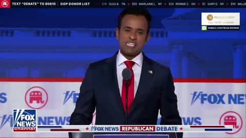 Vivek Ramaswamy's Closing Statement, First Republican Debate