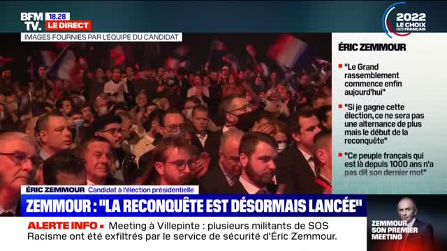 Passage sur l'éducation dans le discours de Villepinte d'Éric Zemmour