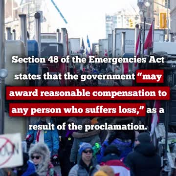 Canadians with frozen bank accounts could receive compensation...