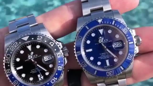 two luxury watch