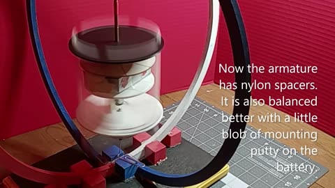 Nylon Spacers and Better Balance Compass Magnet Motor