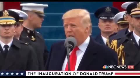 Inauguration Day 2017 - Military Stands Behind President Trump