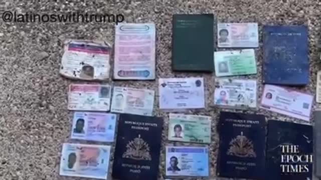 Mexico Border: Illegal Immigrants Dumping Their Passports & IDs as they Cross into the U.S