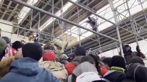 Capitol Hill Police Attacking Peaceful Protestors on January 6