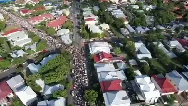 Brisbane Unite Freedom Rally 18 December 2021