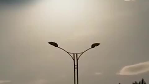 Chinese city of Hulun Buir witnessed an unusual phenomenon appearing in the sky