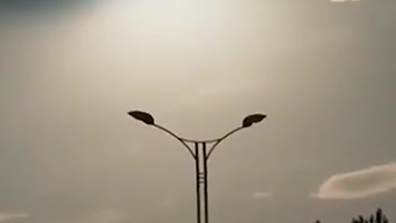 Chinese city of Hulun Buir witnessed an unusual phenomenon appearing in the sky