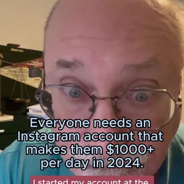 Everyone needs an Instagram account