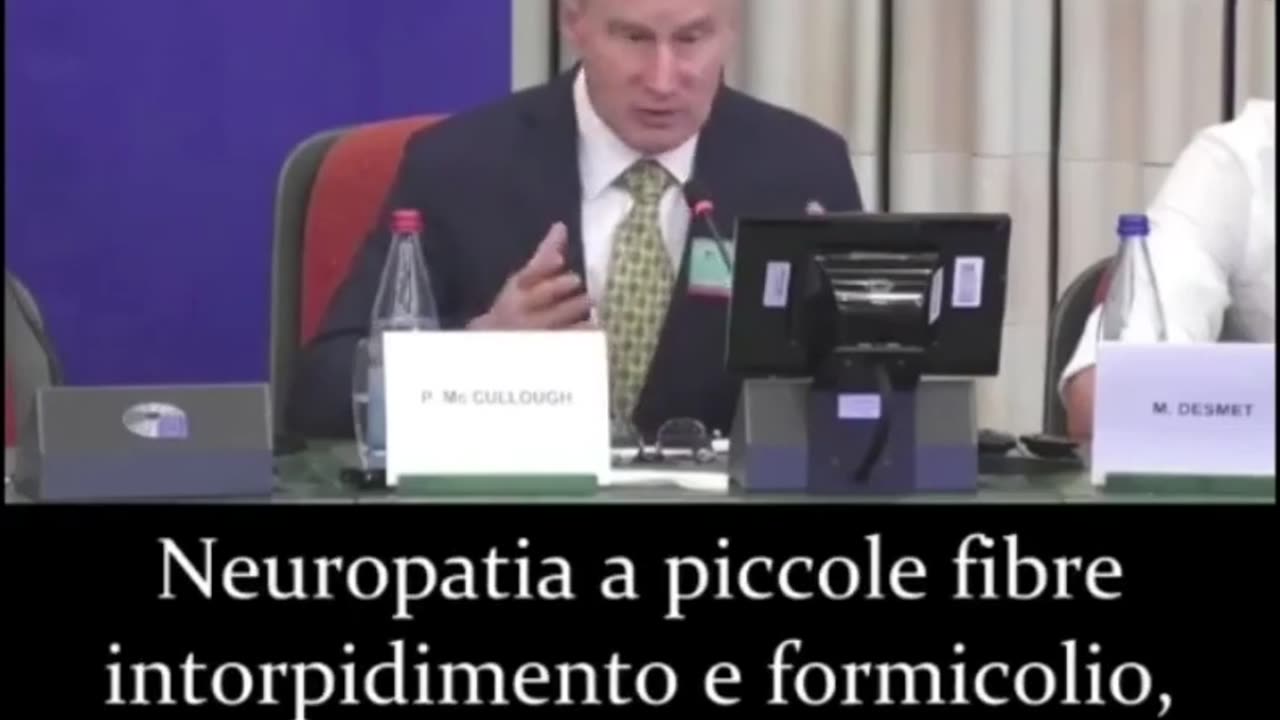 Dr. Peter McCullough ha testimoniato al Parlamento Europeo - 13 Settembre 2023
