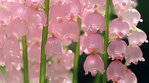 Delicate Pink Lily of the Valley