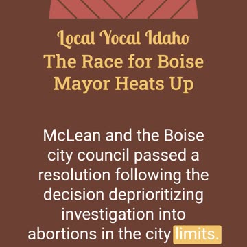 Boise Mayoral Candidates Discuss Housing, Policing, and Abortion
