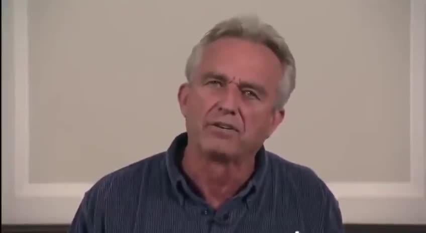 Robert F Kennedy Jr. pleads with people to see the Covid-19 vaccines genocide.