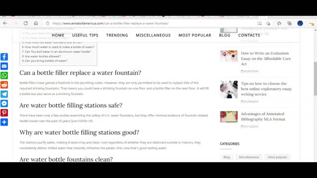 The end of drinking fountains?