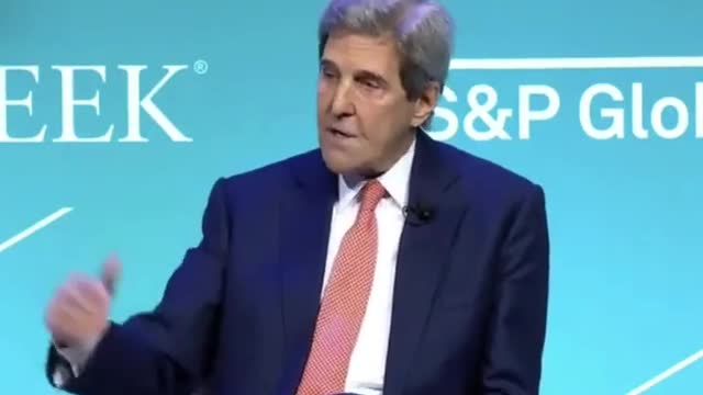 Climate czar John Kerry on the collapse of food production.