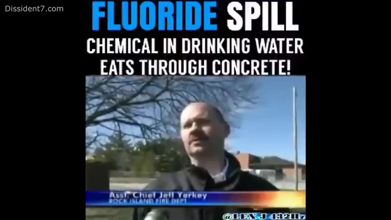 Fluoride Spill Chemical in Drinking Water Eats Through Concrete