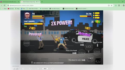 Street Shadow Classic Fighter - gameplay Unity Online Martial arts Beat em up Crime