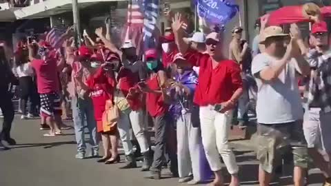 CALIFORNIA showed up for President Trump - CA Turning Red?