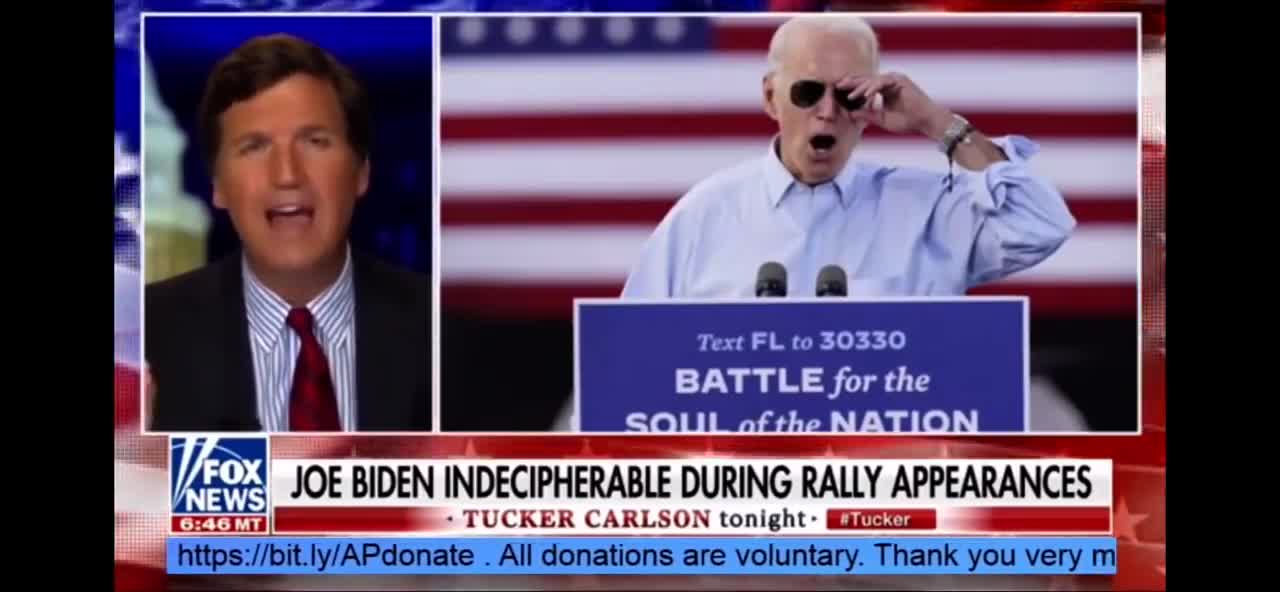 Savage Tucker Carlson what's Joe Biden saying? trunalimunumaprzure