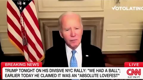 President Biden Appears To Refer To Trump's Supporters As Garbage