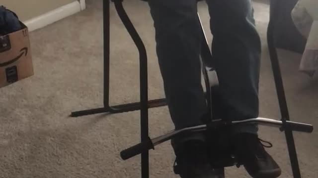 Inversion Chair Flips and Hits Ceiling Fan After Guy Inside it Attempts to Explore it