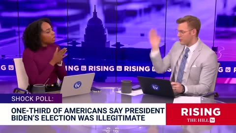 1/3 Americans See Biden As An ILLEGITIMATEPresident: Poll. WATCH Joy Behar MASK OFF About Democracy