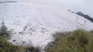 King Tide Sneaks up on Surfers