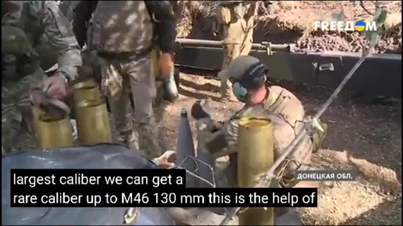 π₯πΊπ¦ Ukraine Russia War | Ukrainian M-46 Howitzer Counter-Battery Operation | RCF
