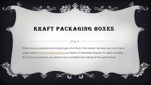 Kraft Packaging Boxes