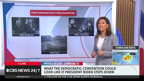 What the Democratic convention could look like if Biden drops out CBS News