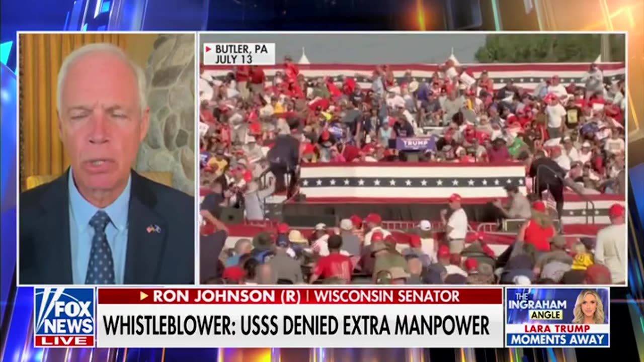 Senator Ron Johnson on The Ingraham Angle 8.26.24