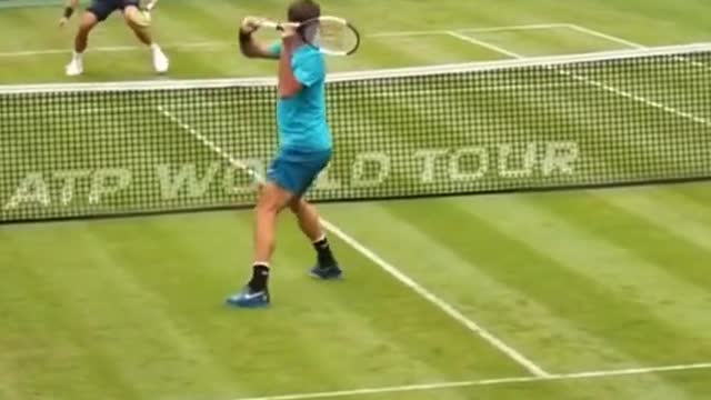 Thatvideoissosatisfying#tennis#federer(viatennisnerdnet)