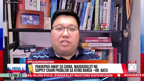 Kapag ginalit natin ang China, magsa-suffer tayo economically