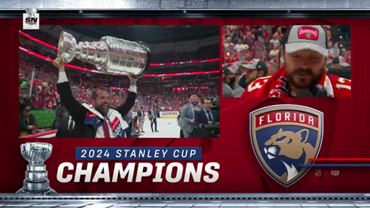 Full Florida Panthers 2024 Stanley Cup Championship Celebration