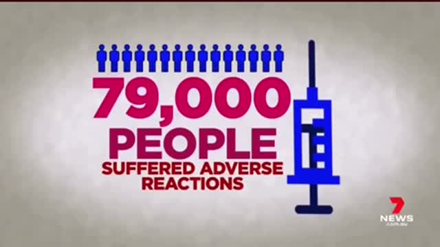 Australian media discussing vaccine injuries