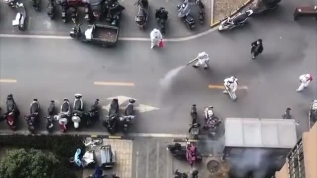 20220110 這是什麼招?噴火殺病毒!