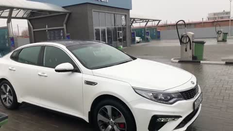Washing dirty cars ( Kia Optima GT ) for $2 w foam,wax,osmosis and so/WashingTricks