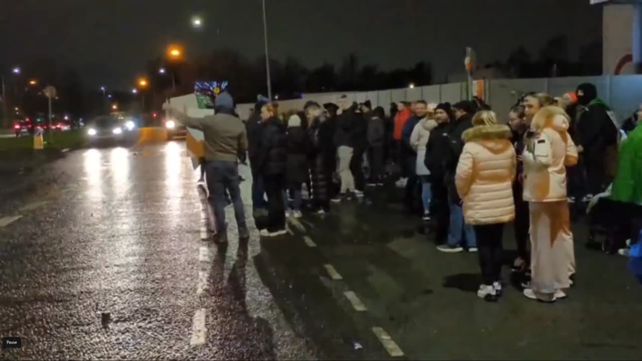 Coolock Mass Immigration Protest today (Sunday 24th March 2024)